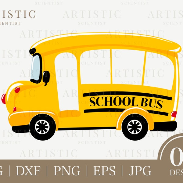 School Bus Side View Svg, School Bus Svg, School Bus Png, Back To School Supplies Clipart 1st 2nd Grade Kindergarten Bus Driver Cut File