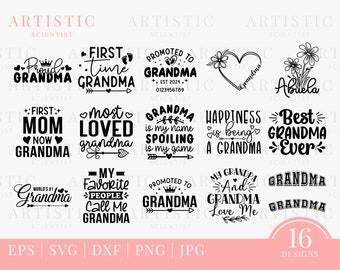 Grandma Svg, Abuela Svg, Grandma Varsity svg, First Time Grandma Svg, Promoted to Grandma Svg, New Grandma Heart Svg, Nanny Nana Svg Gift