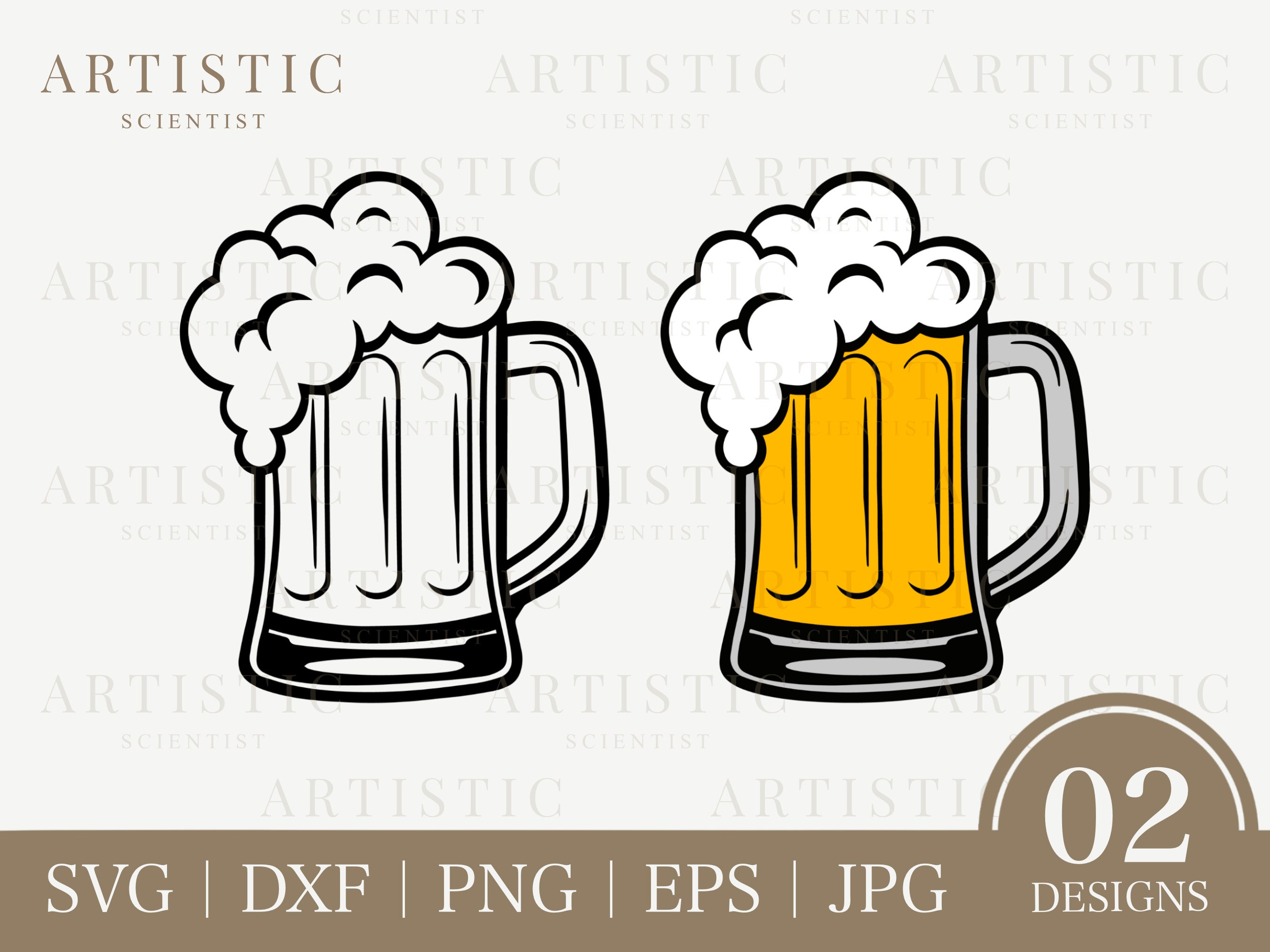 Beer clink mug glasses sketch Royalty Free Vector Image