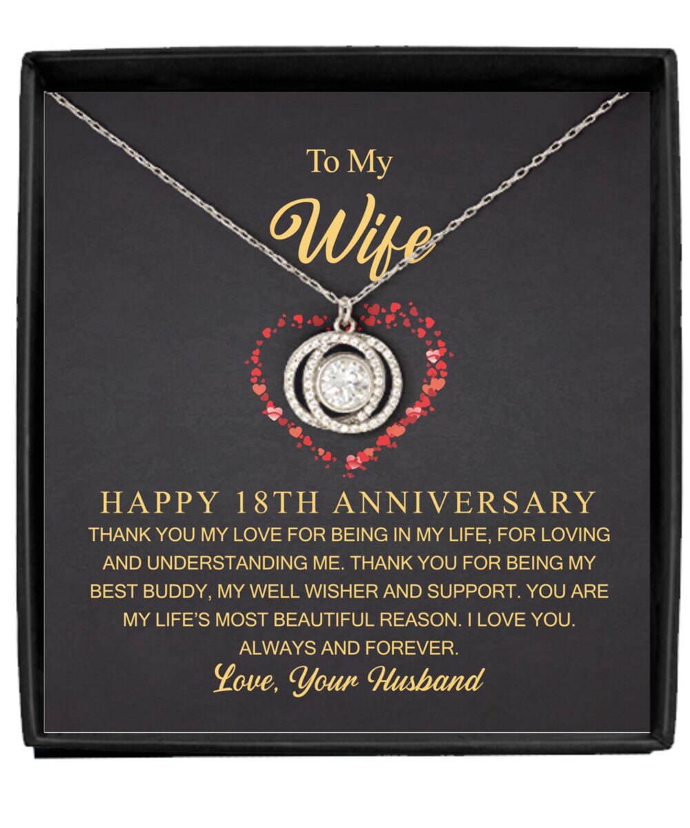 18 Year Anniversary Gift for Wife 18th Wedding Anniversary Etsy