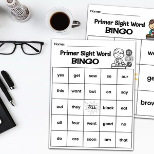 408 Page Sight Word Bingo Mega Bundle, Teacher Resources for Sight Word ...