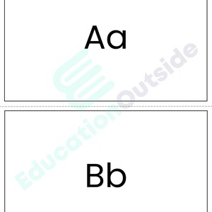 Puede incluir: Dos tarjetas de memoria con letras negras sobre fondo blanco. La primera tarjeta muestra la letra "A" en may&uacute;scula y min&uacute;scula. La segunda tarjeta muestra la letra "B" en may&uacute;scula y min&uacute;scula.