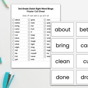 408 Page Sight Word Bingo Mega Bundle, Teacher Resources for Sight Word ...