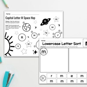 42 Letter M Education Worksheets, Letter Worksheet Mega Bundle ...