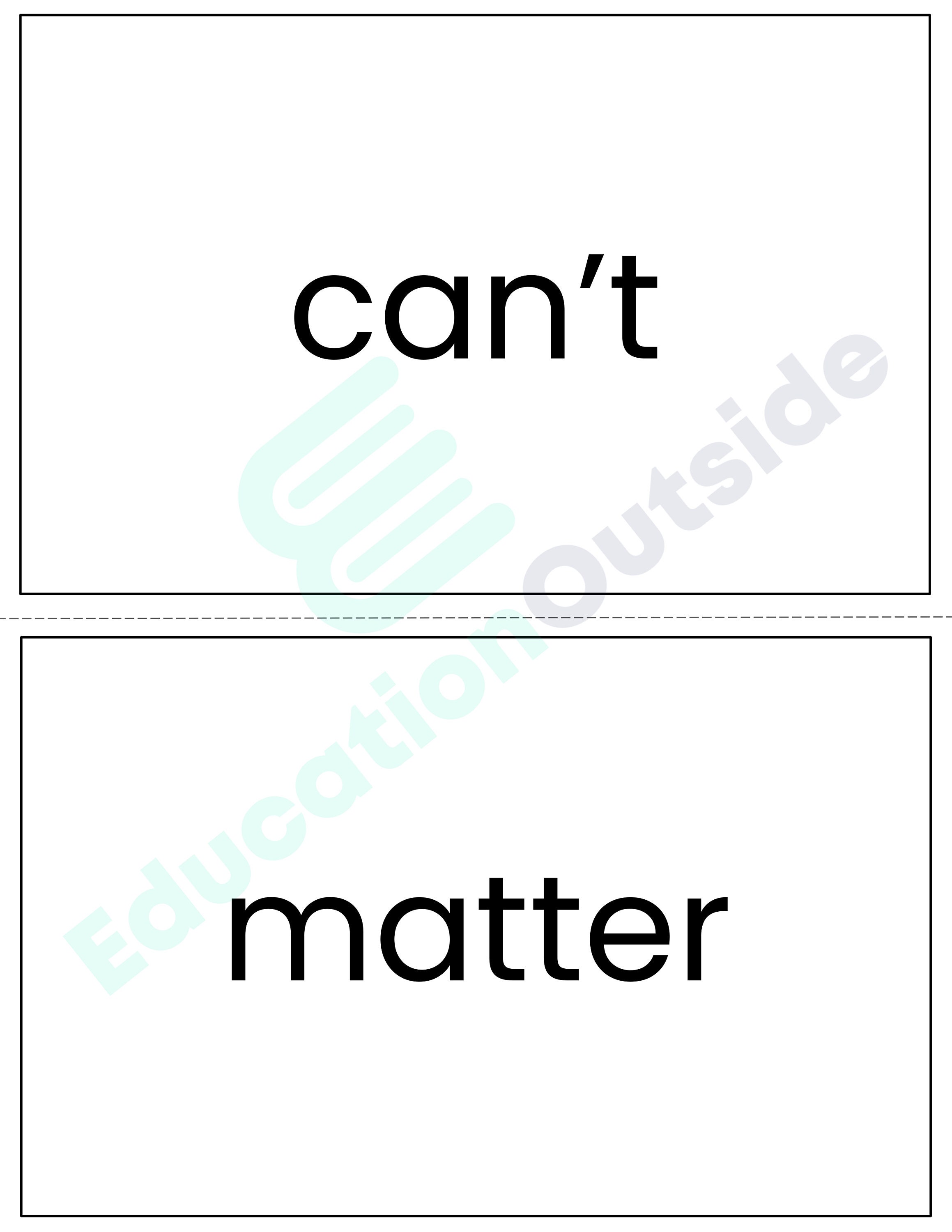 Sight Words | Flashcards | Printable Flash Cards | Fourth Grade | Fifth ...