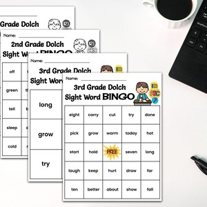 408 Page Sight Word Bingo Mega Bundle, Teacher Resources for Sight Word ...