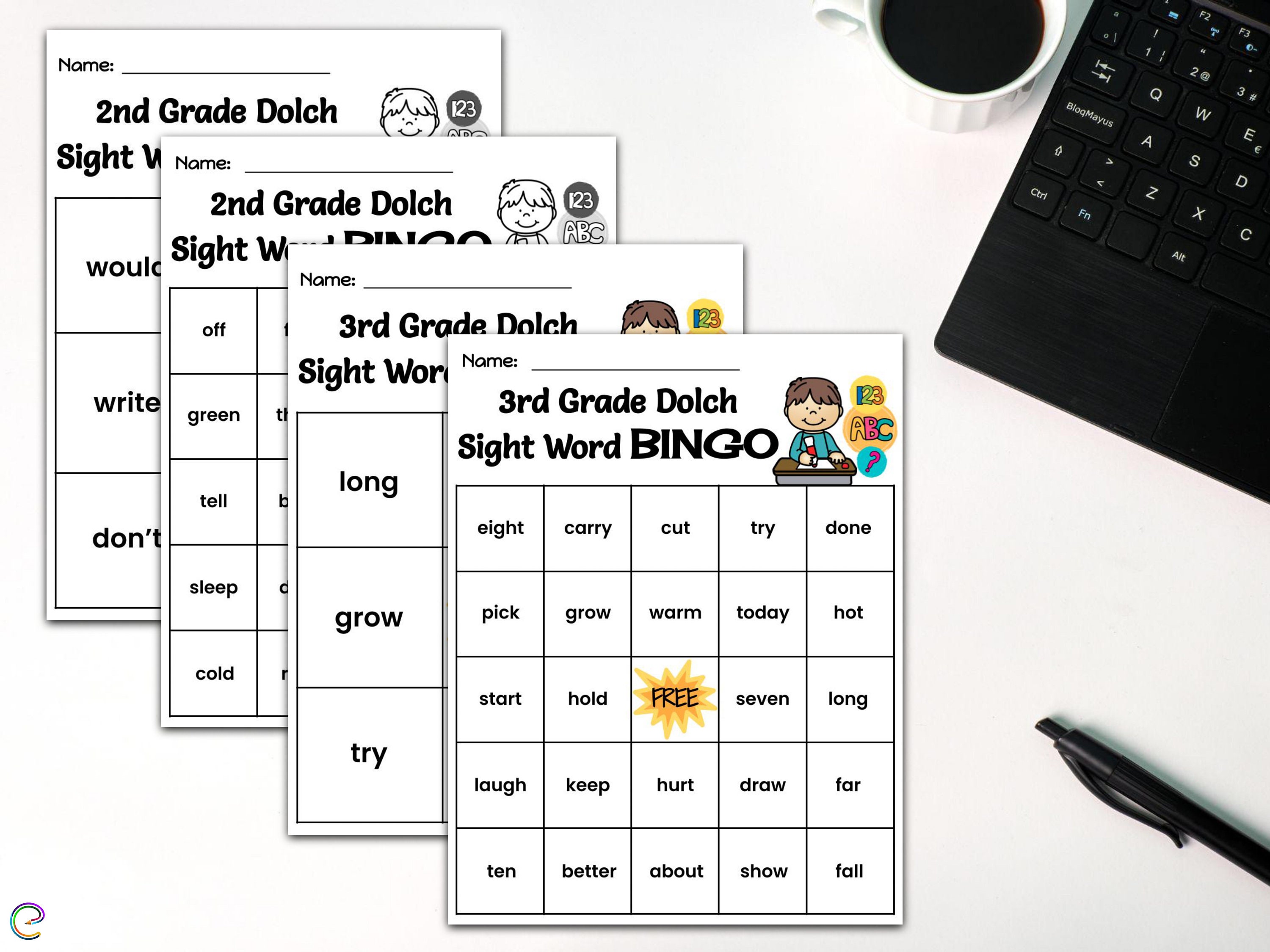408 Page Sight Word Bingo Mega Bundle Teacher Resources for - Etsy ...