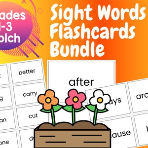 Flashcards | Dolch Sight Words | Mega Bundle | First Grade | Second Grade | Third Grade | Teaching Resources | Home Schooling | Flash Cards