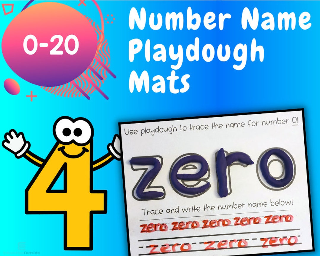 Printable Playdough Mats for Preschool - Preschool Inspirations