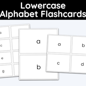 Alphabet Letters, Lowercase Letters, Flash Cards, Daycare Printable, Kindergarten, Early Learning, Preschool Printables, Teaching Resources