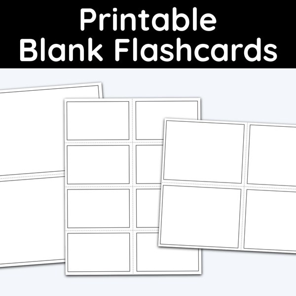 Blank, Printable, Flash Cards, Education Printables, Math Printables, Flashcards Printable, Learning Materials, Daycare Learning, Editable