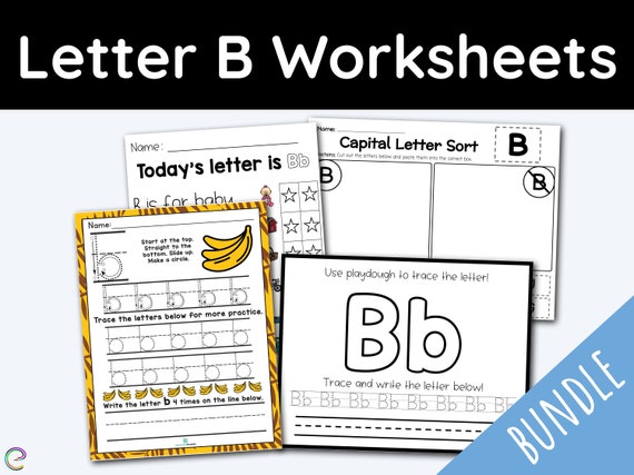 42 Letter B Alphabet Worksheets Teaching Resources Teacher