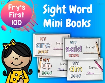 100 Sight Words | Activity Books | Sight Words | Teacher Resources | Education Printables | Early Learning | Kindergarten
