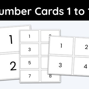 Number Printables, Numbers 1-10, Learning Numbers, Number Cards, Printable Preschool, Kindergarten Math, Math Printables, Early Learning