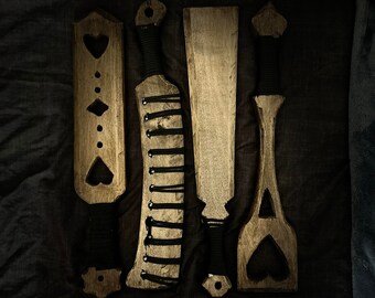 Handmade Wooden Spanking Paddle