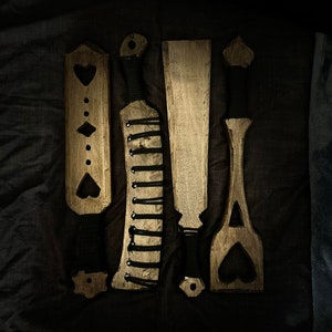 Handmade Wooden Spanking Paddle