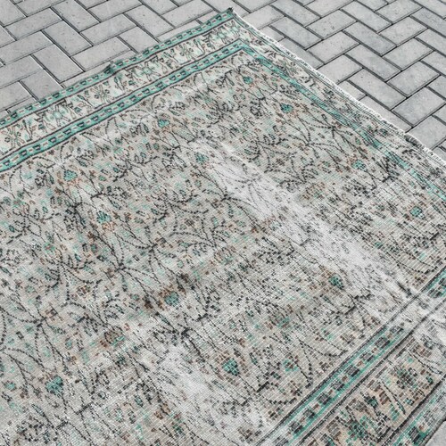 Vintage Rug, Area Rug, Turkish Rug, Antique Rug, 60x93 inches Beige shops Rug, Office Rug, Bedroom Rugs, Handmade Indoor Rug, 484