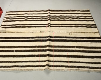 Area Kilim, Vintage Kilim, Turkish Kilim, Home Decor Kilim, 76x58 inches Beige Kilim, Office Kilim, Bedroom Kilim,  3116