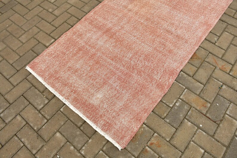 Turkish Rug, Accent Rug, Vintage Rug, Oushak Rug, 41x79 Inches Orange