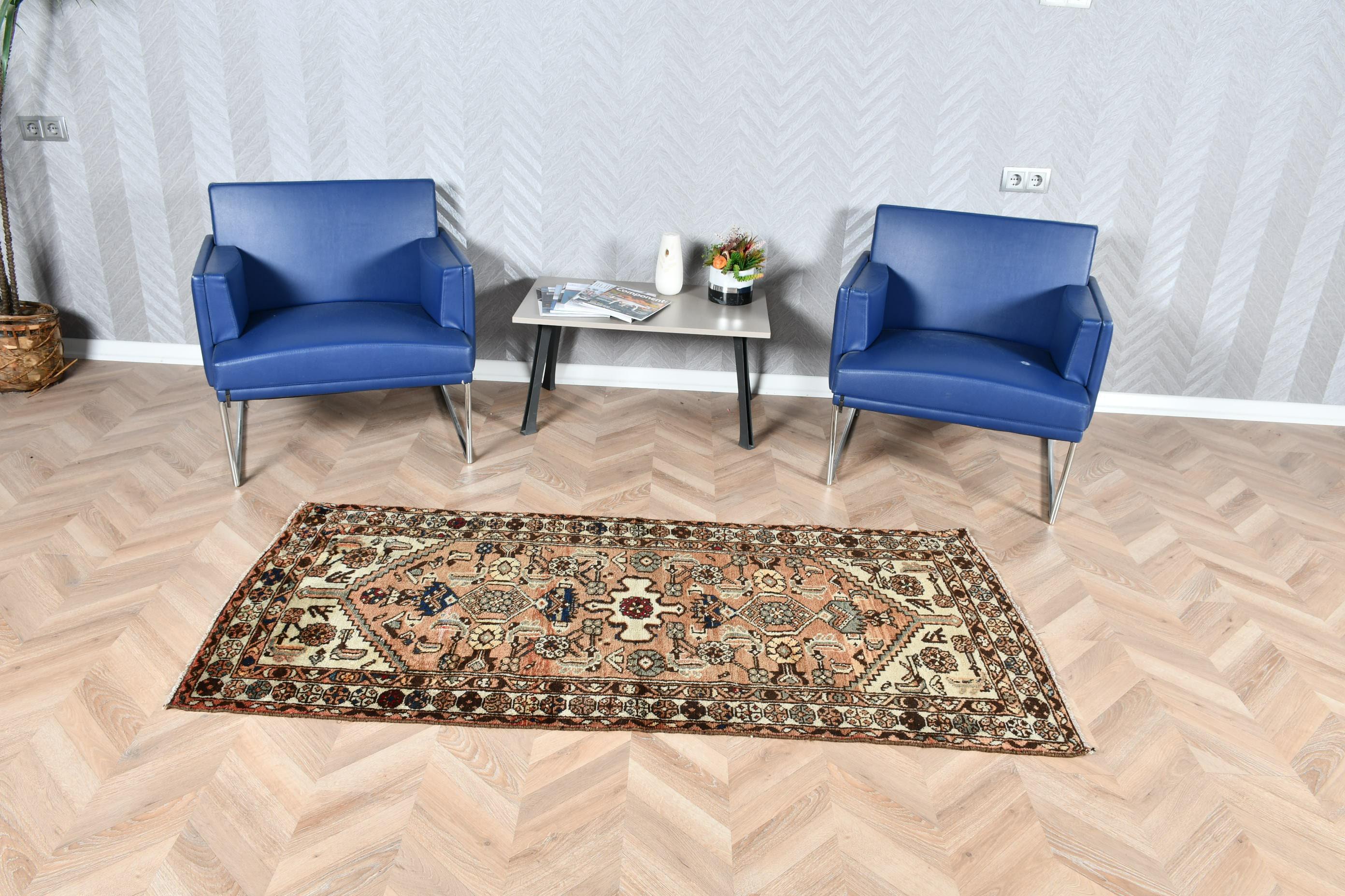 No.35 ヴィンテージラグ　M　トルコ　マット turkish rug No.35 ヴィンテージラグ M トルコ マット turkish rug No.35