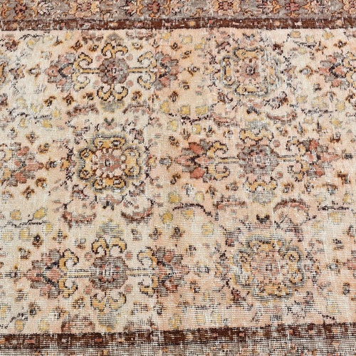 Turkish Rug, Accent Carpet, Vintage Rug, Antique Carpet, 41x79 inches Beige Rug, Organic Area Rug, Handwoven Entry Rugs, shops 3345