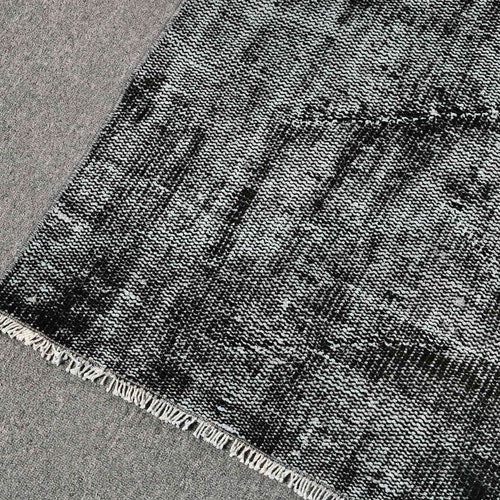 Overdyed Vintage Rug,Turkish Rug,3.9x8.4 ft Area shops Rug,Oushak Rug, Rugs For Kitchen, Black Antique Rugs, Vintage Area Rug,