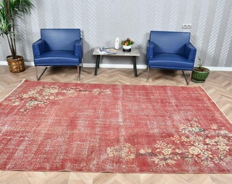 ヴィンテージラグ、大型ラグ、トルコラグ、アンティークラグ、寝室用