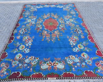 58.5×156 \"至福の喜び\" ViNTAGE TURKiSH RUG Amazon.com: JUNYOHOA Large Turkish Rug-Handmade Vintage