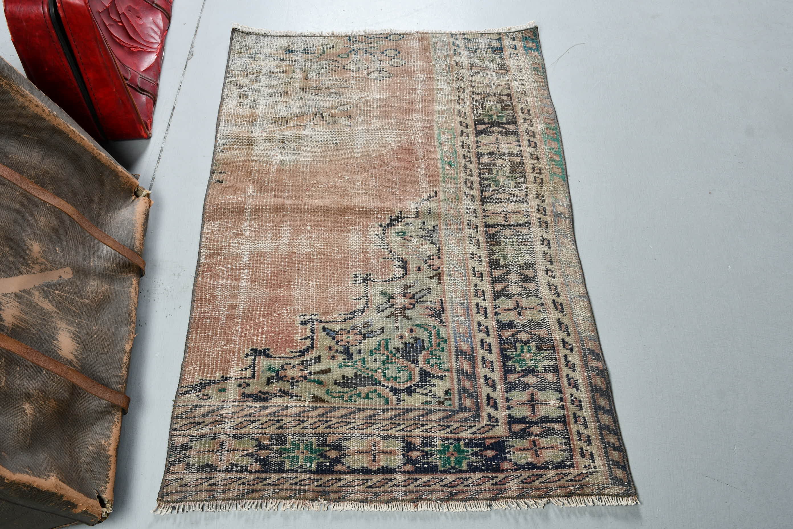49×101cm" Candy Cane"ViNTAGE TURKiSH RUG Vintage Turkish Sivas Rug 107x191cm (3.6 x 6.3ft)