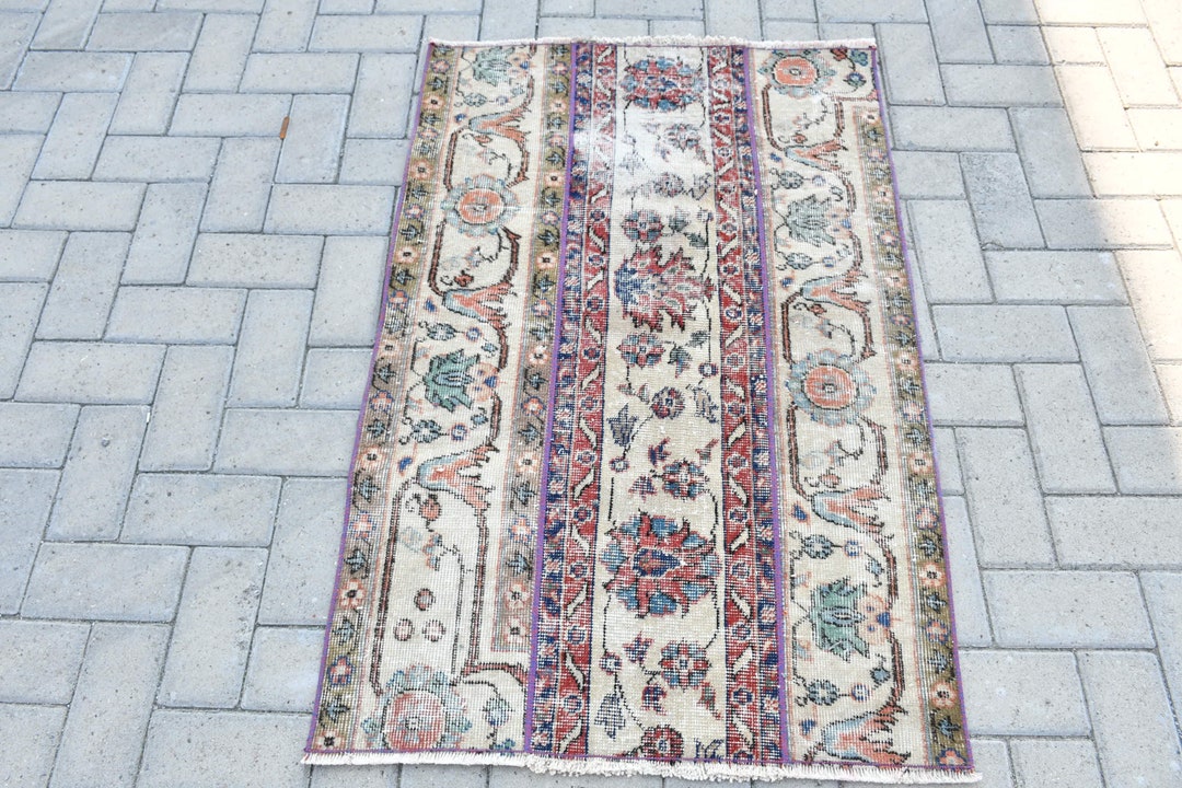 Turkish Rug, Vintage Rug, Small Rug, Home Decor Rug, 31x47 Inches Turkish Rug, Vintage Rug, Small Rug, Home Decor Rug, 31x47 Inches