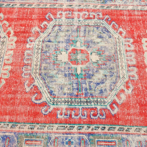 Area Carpet, Turkish Rug, Vintage Rug, Home Decor Rug, 53x94 inches Red Carpet, Outdoor shops Bedroom Rug, Tribal Indoor Carpet, 1699