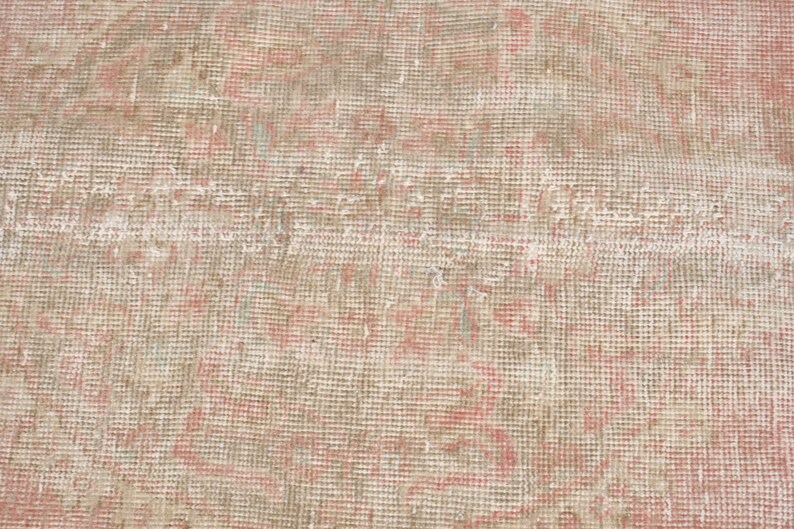 Turkish Rug, Runner Rug, Vintage Rug, Oushak Rug, Rugs for Corridor, 1