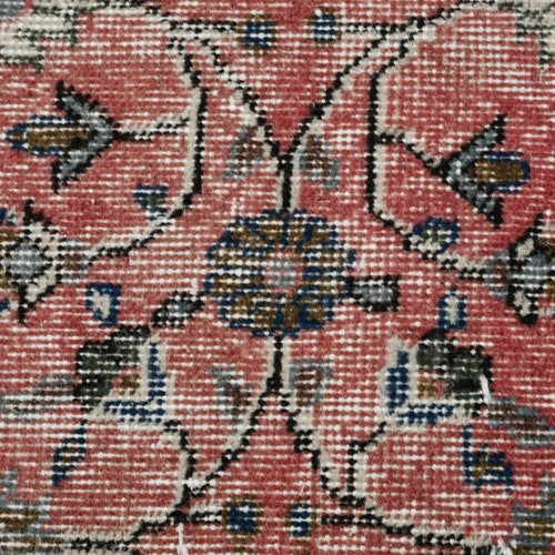 Vintage Rug, Area Rug, Turkish Rug, Oushak Carpet, 44x83 inches Red Carpet, shops Bohemian Floor Rug, Decorative Indoor Rug, 3677