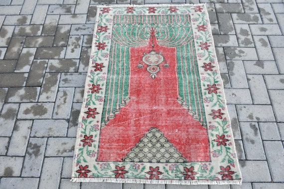 No.21 ヴィンテージラグ　トルコ　マット turkish rug ミニ No.32 ヴィンテージラグ S トルコ マット turkish rug ミニ - メルカリ