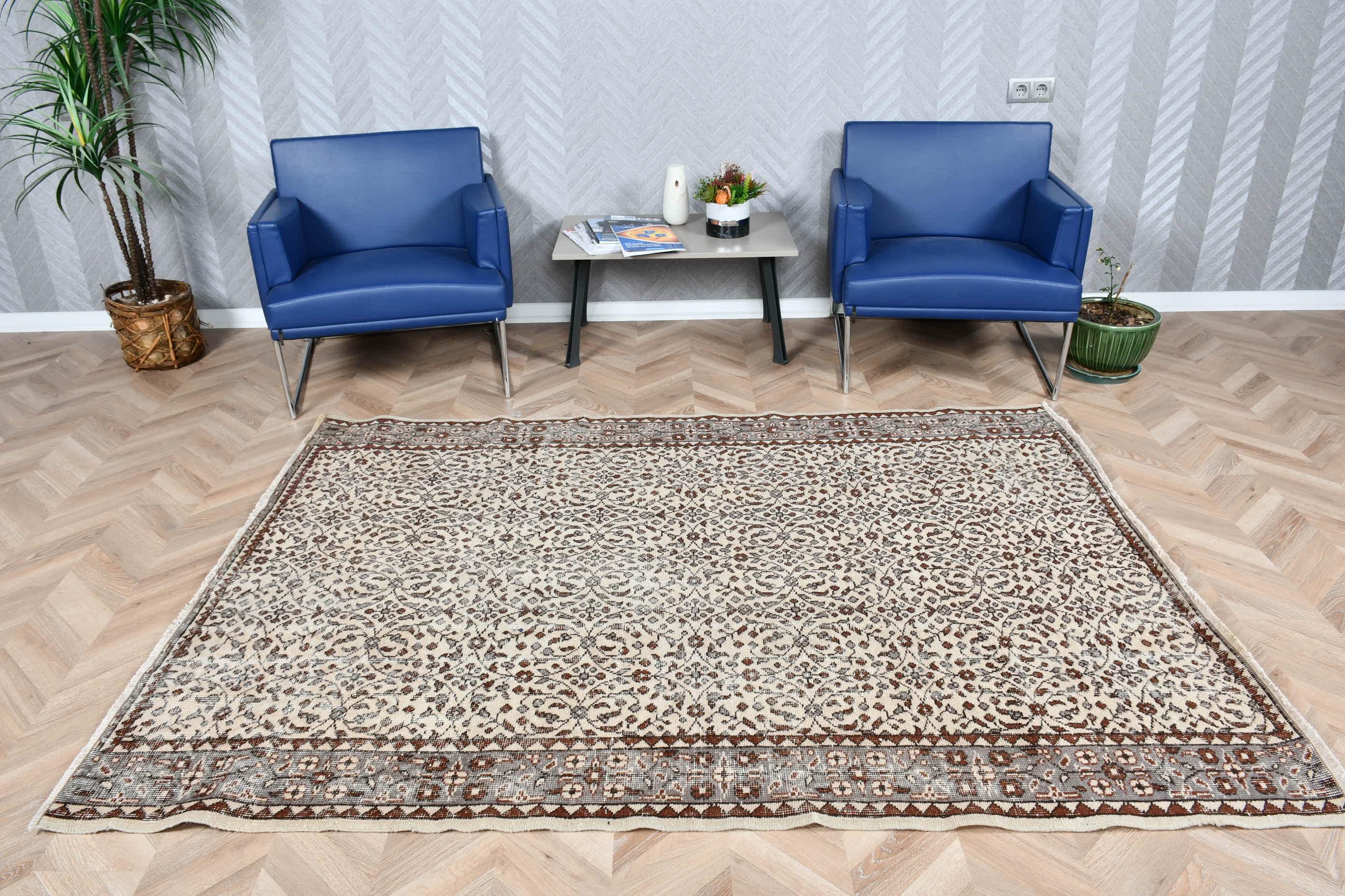 未使用　ヴィンテージ　トルコラグ　カイセリ絨毯オールナチュラル　114×175 未使用 ヴィンテージ トルコラグ カイセリ絨毯オールナチュラル 114