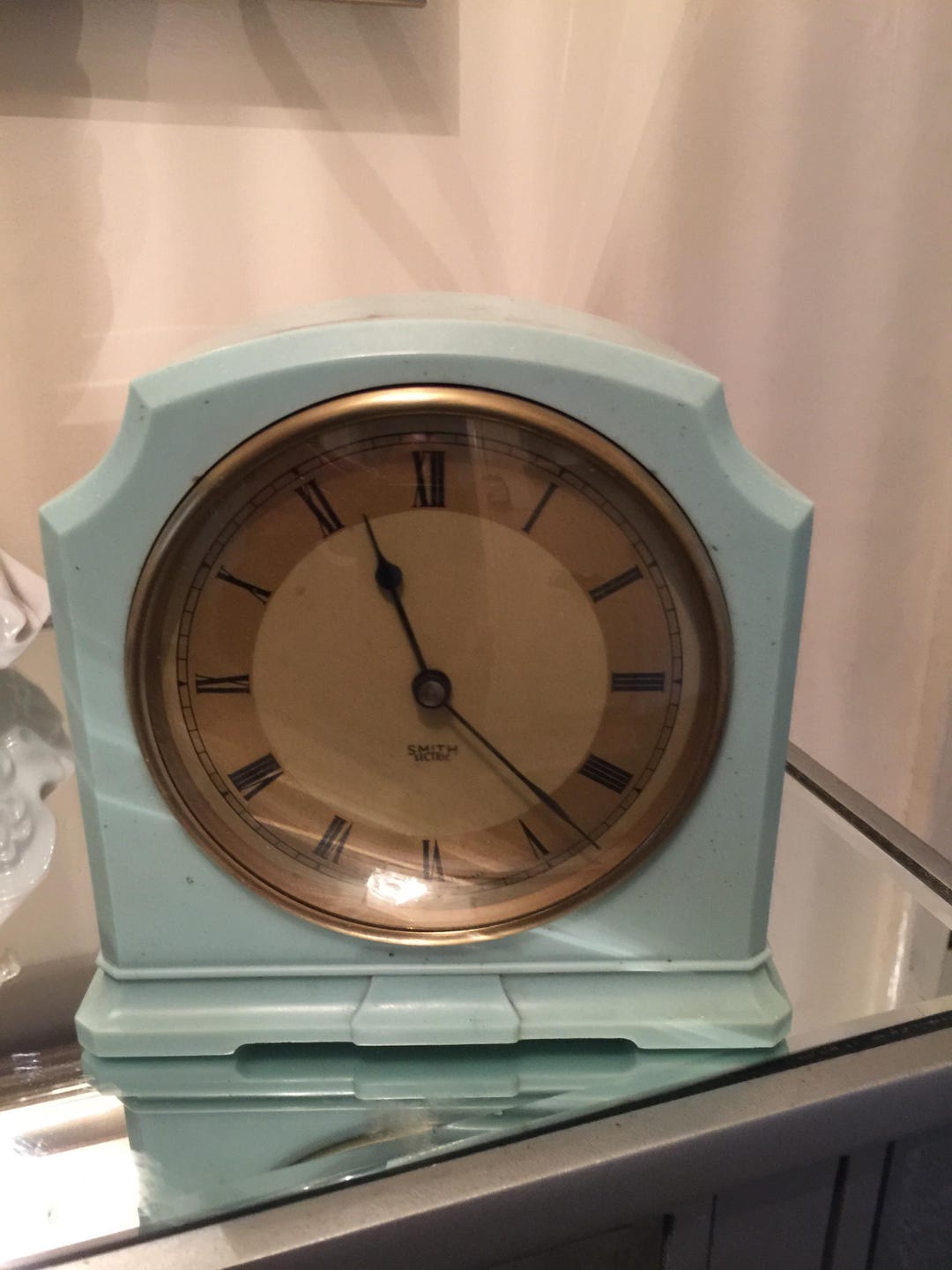 Smiths Mains Electric Vintage 1940s/50s Mantel Clock Etsy UK