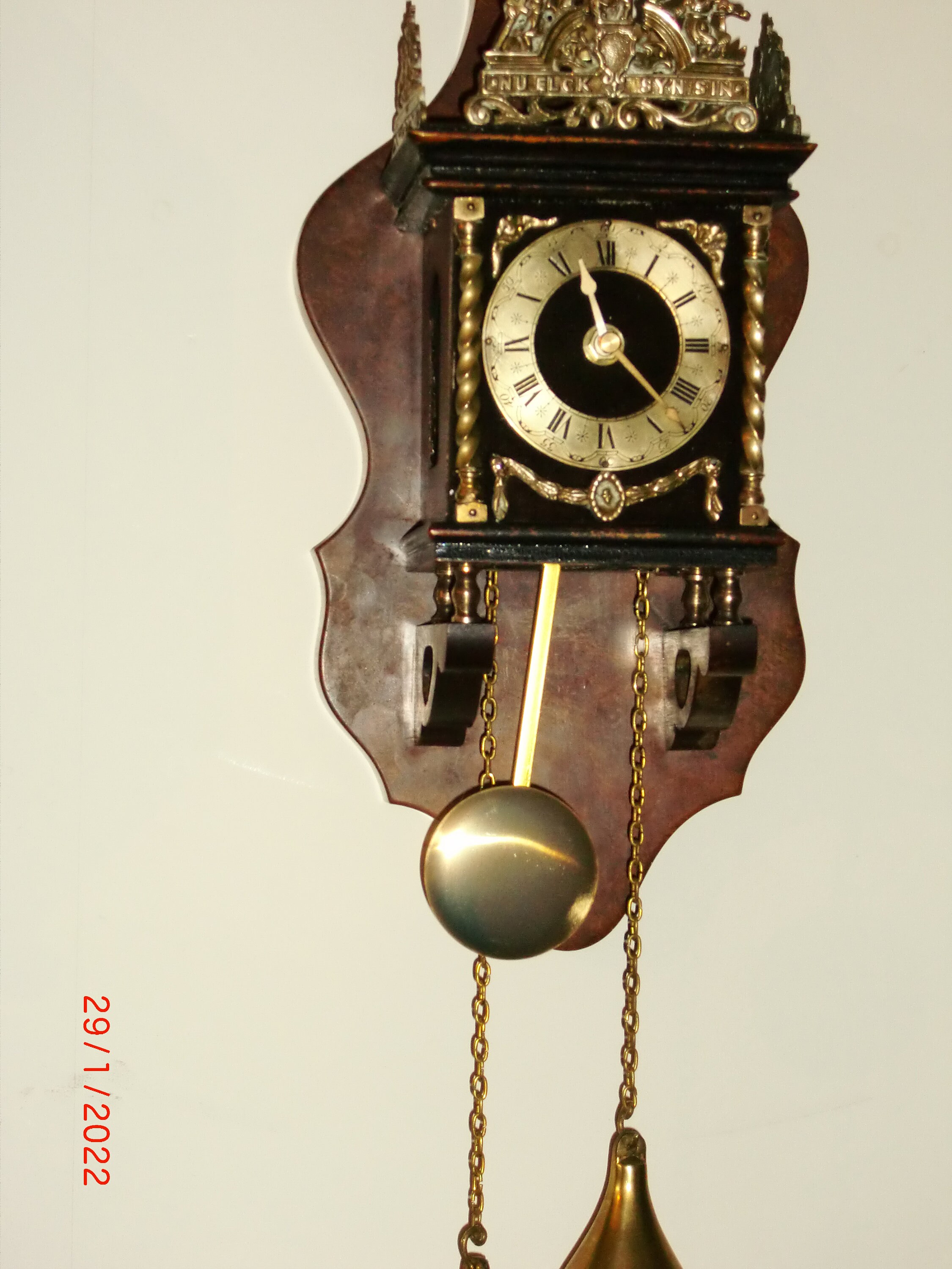 Vintage Dutch Wall Clock Converted to Quartz Battery With Etsy UK