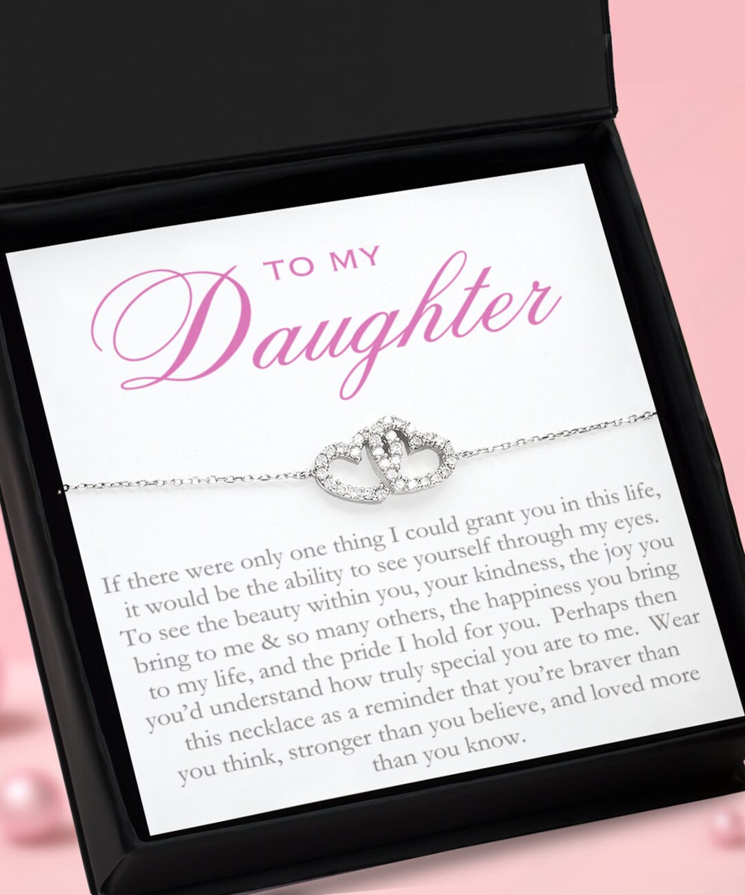 To My Daughter Bracelet, Mother Daughter Gifts, Daughter Bracelet