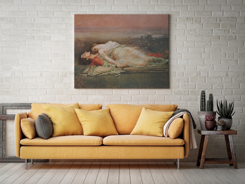 Rogelio De Egusquiza Tristan and Iseult. Art Reproduction - Etsy