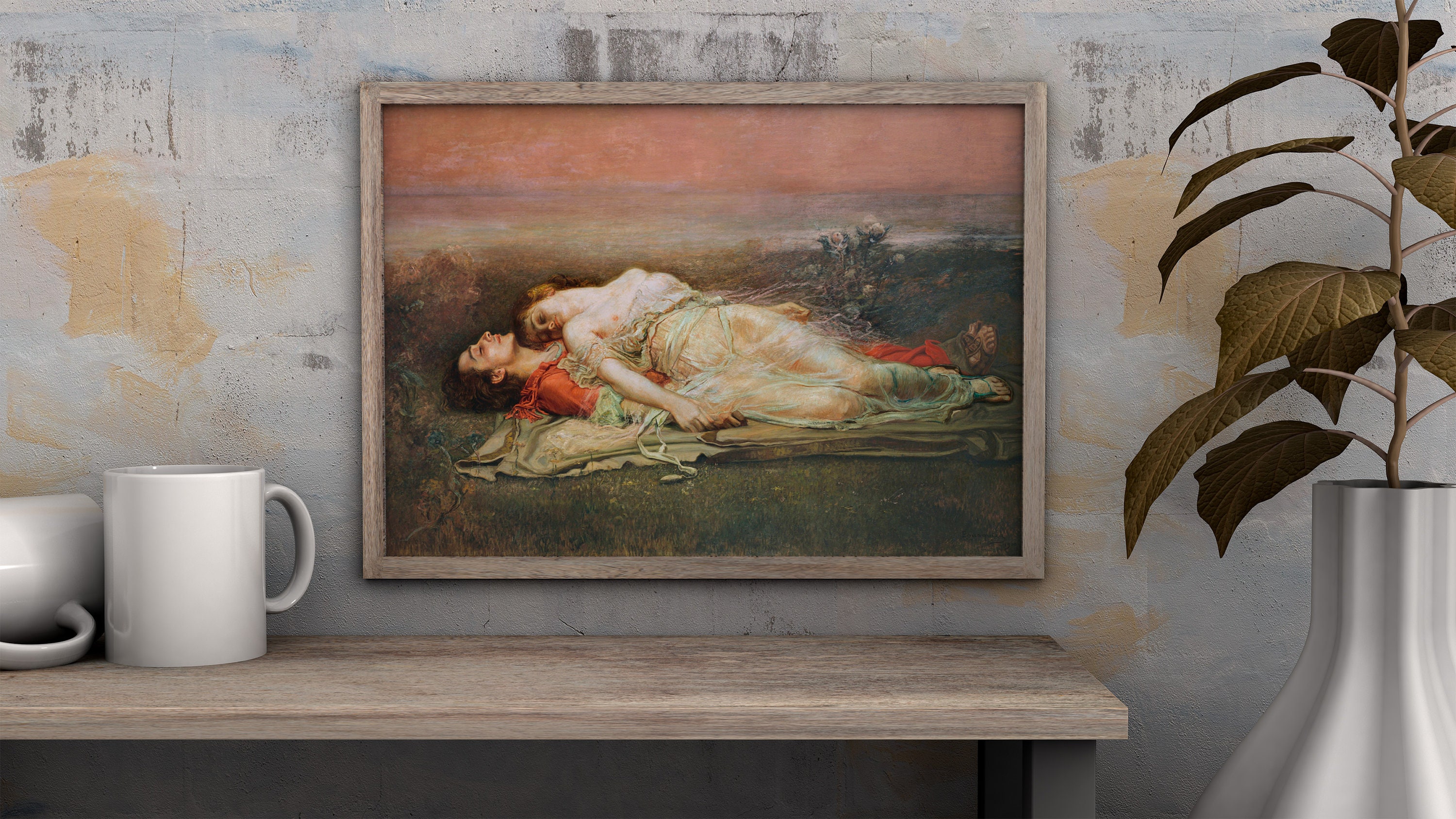 Rogelio De Egusquiza Tristan and Iseult. Art Reproduction - Etsy