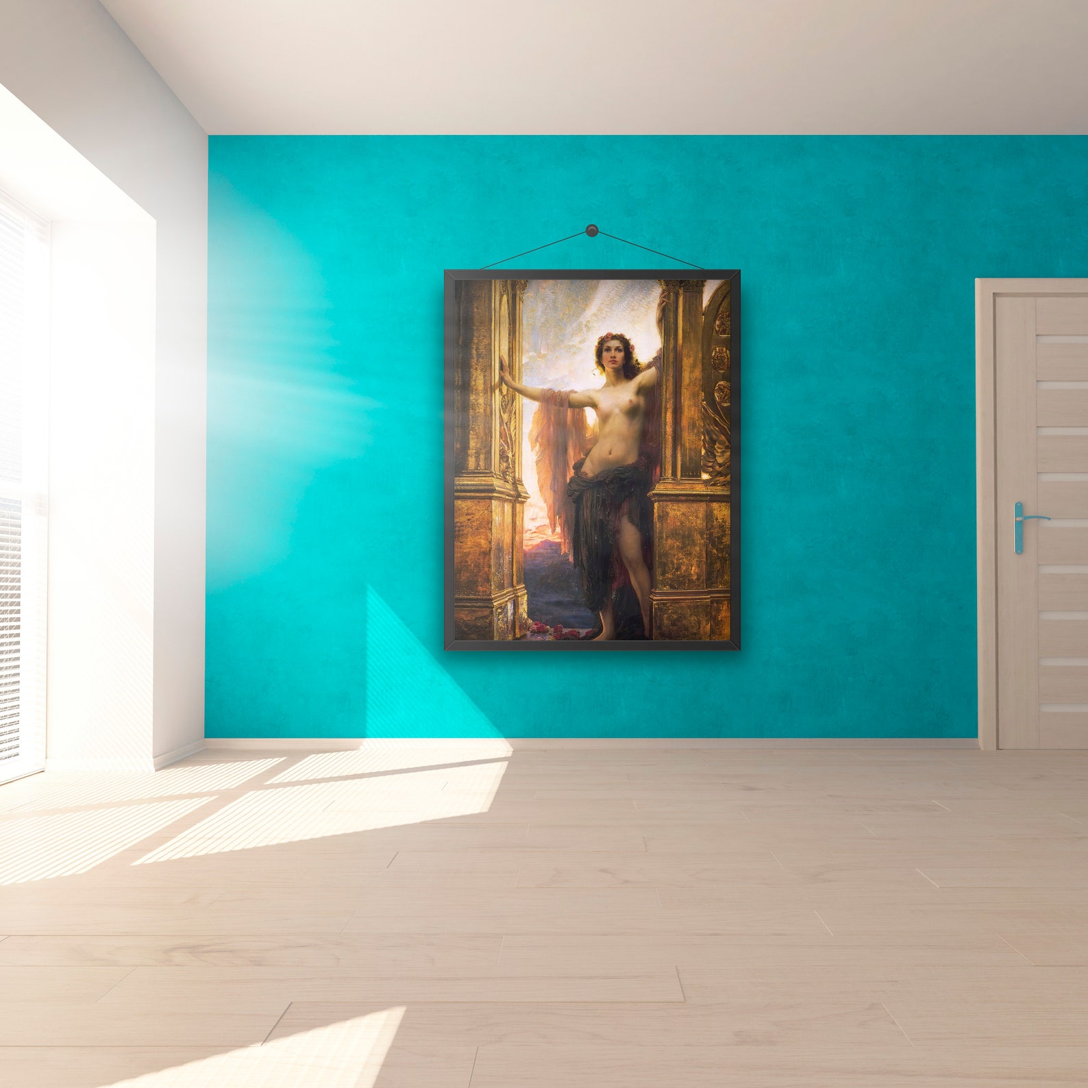 Herbert James Draper the Gates of Dawn. Print on Canvas or Etsy