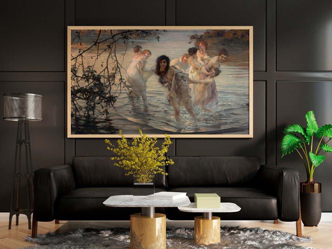 Paul Emile Chabas. Les Nymphes De Danse. the Dance Nymphs. - Etsy UK