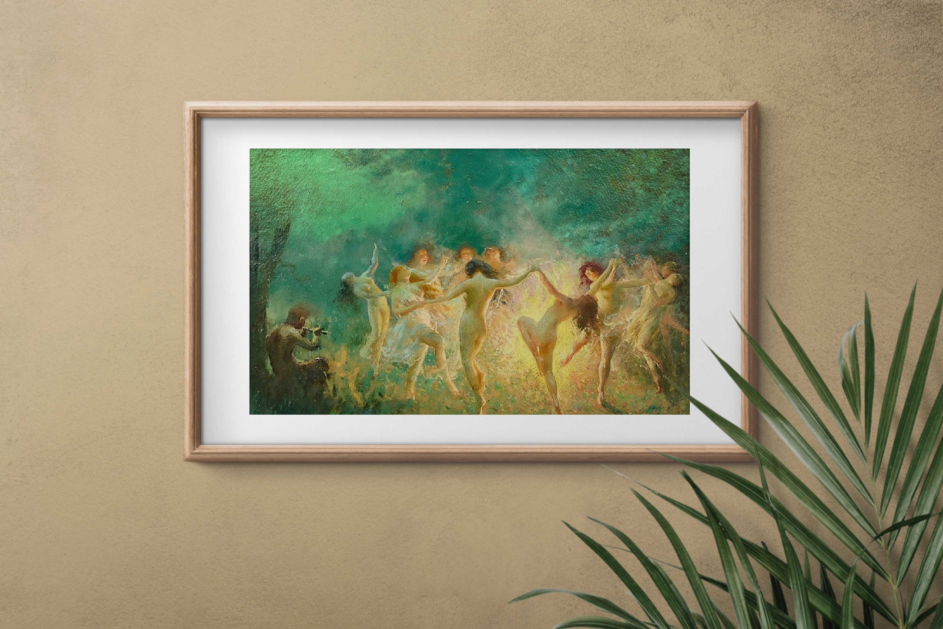 Joseph Tomanek Dance of Hour Fire Dance. Print on Canvas or Etsy