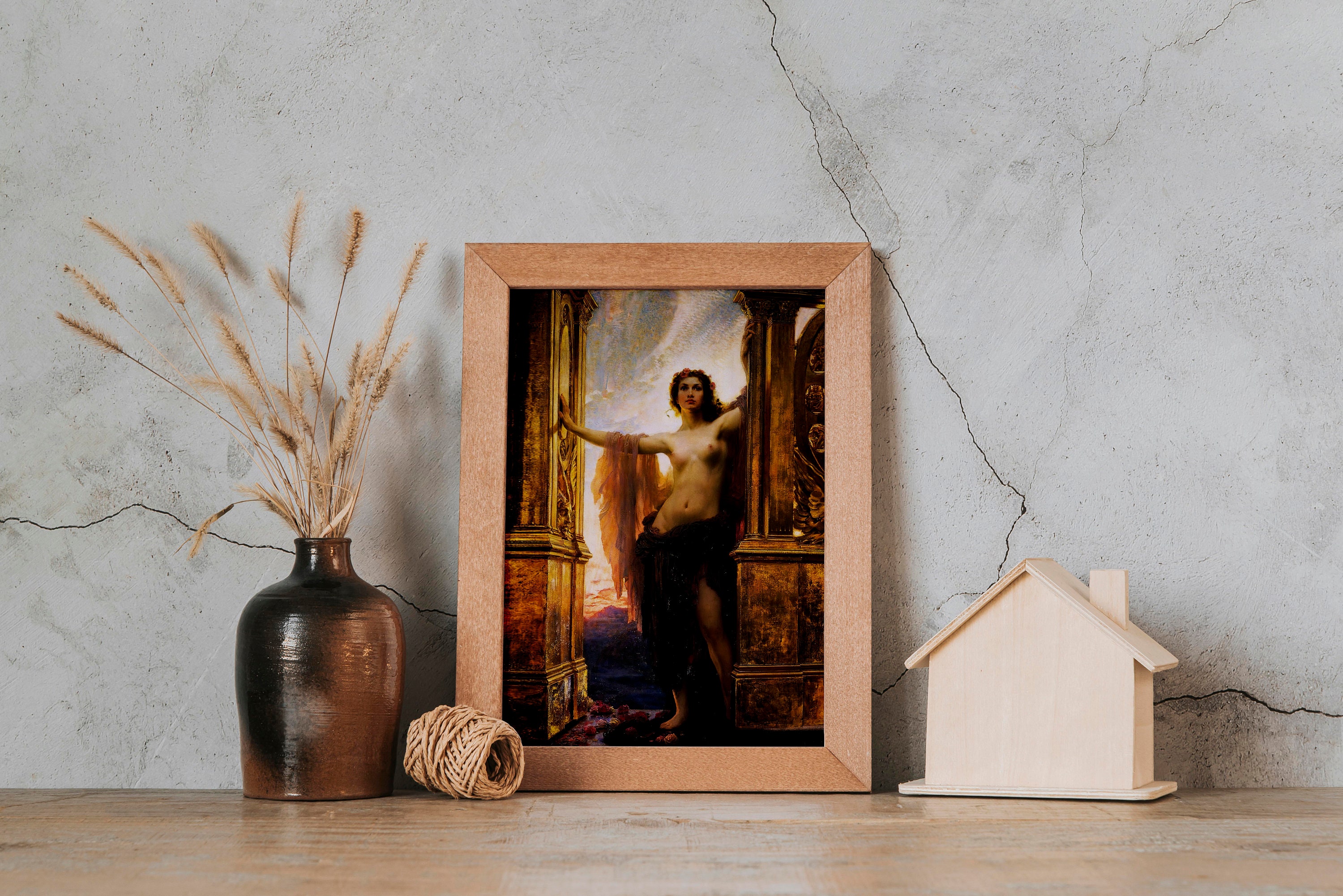 Herbert James Draper the Gates of Dawn. Print on Canvas or Etsy