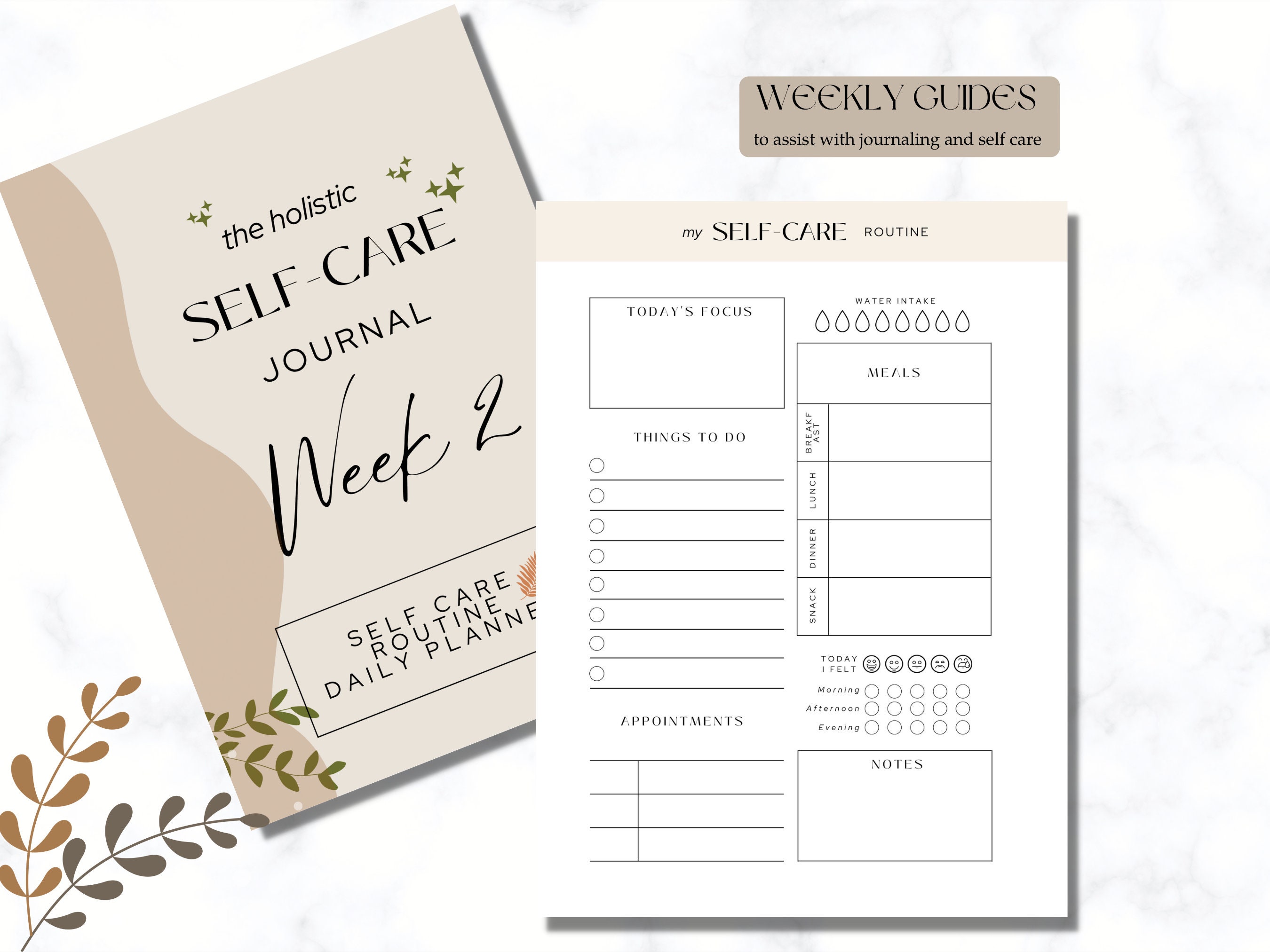 Self Care Planner Workbook | Self Love Journal Printable | Spiritual ...