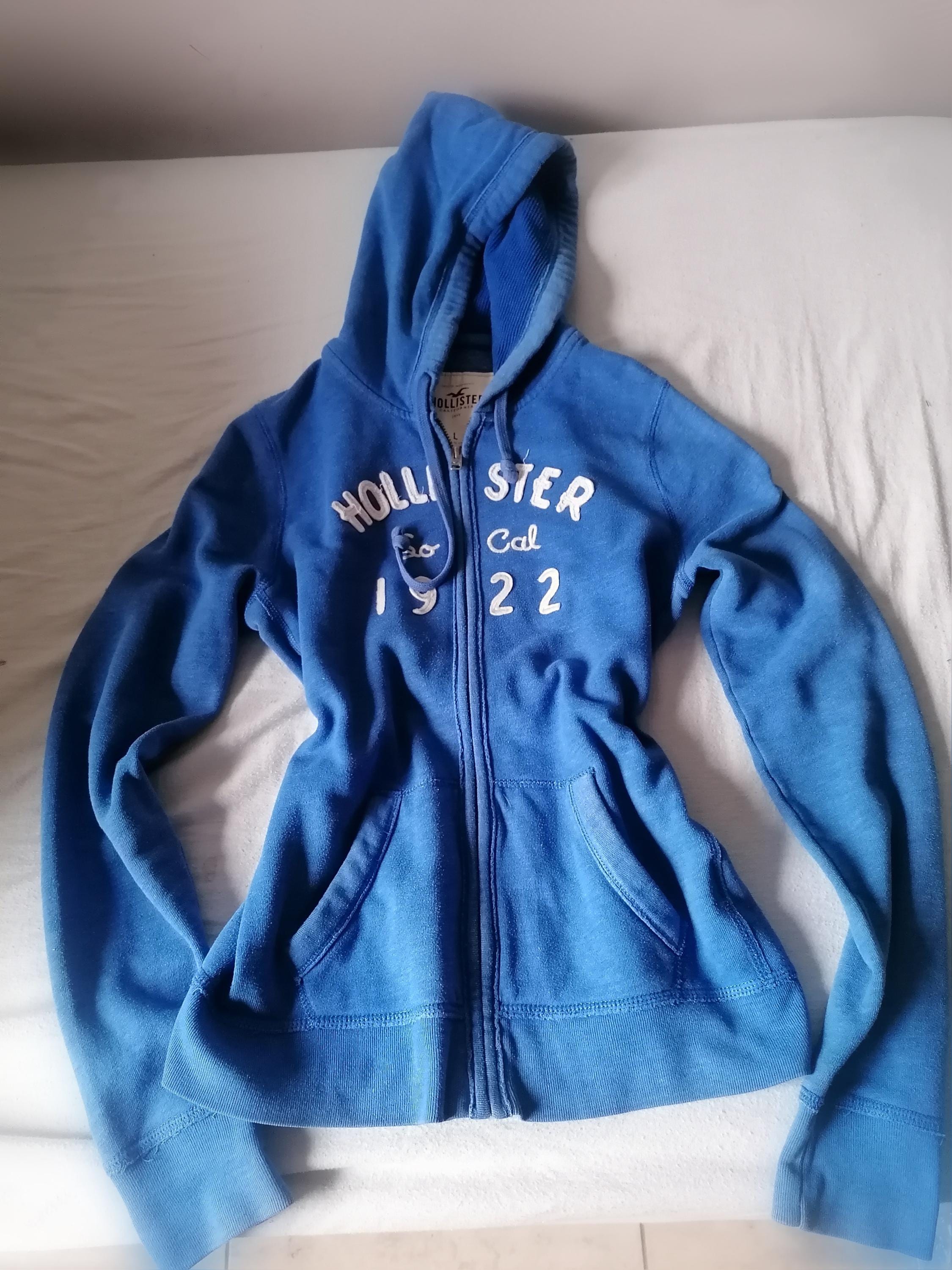 Original Hollister Sudadera Hollister Blanca Mujer Hollister Men