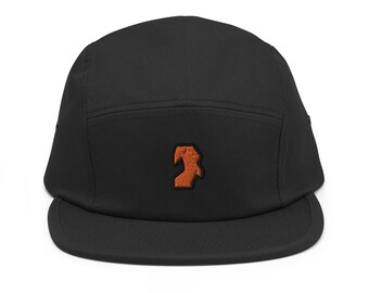 Five Panel Cap Embroidered Camping Hat