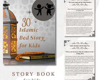 Qur'an Stories, Muslim Kids Journal, Quran Verses, Muslim Gift, Dua Book, Arabic Prayer Gift, Islamic Gift, Islamic Story For Kids