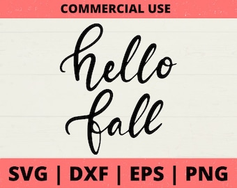 Hola Otoño svg / Otoño svg / Camisa de Otoño svg / Otoño svg / Acción de Gracias svg / Halloween svg / Calabaza svg / Signo de Otoño svg / Diseño de Otoño svg