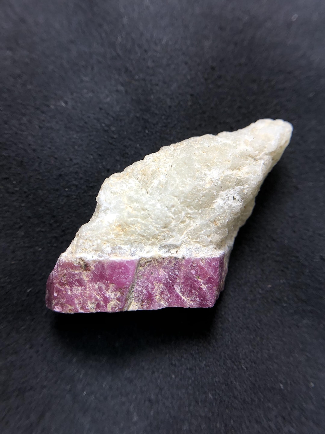 Raw Pink Ruby in Matrix | Collector's Mineral Specimen (45x24 MM) - Etsy